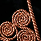Handcrafted Copper Pyramid – Triskelion & Tensor Ring Design