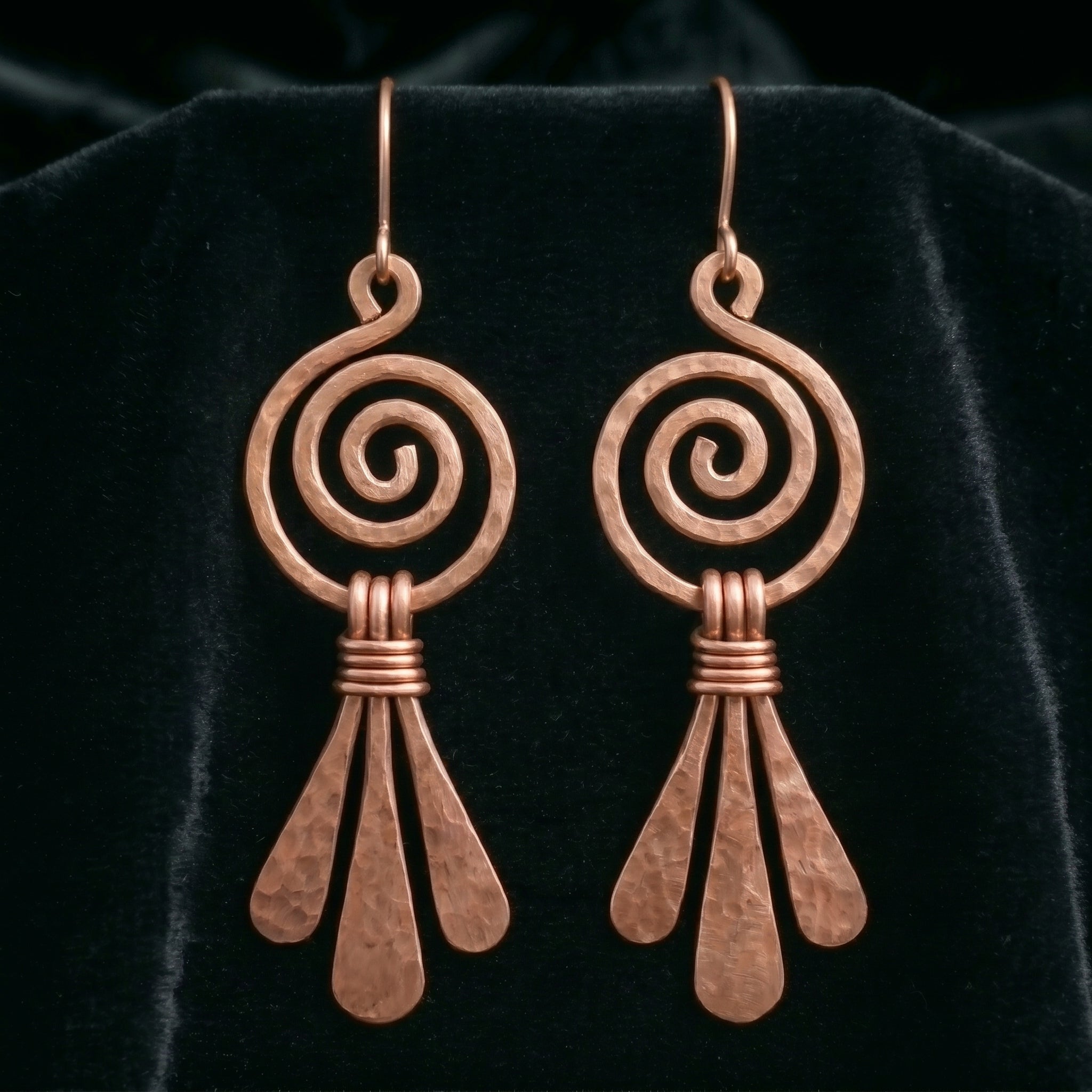 Bare Copper Earrings E33