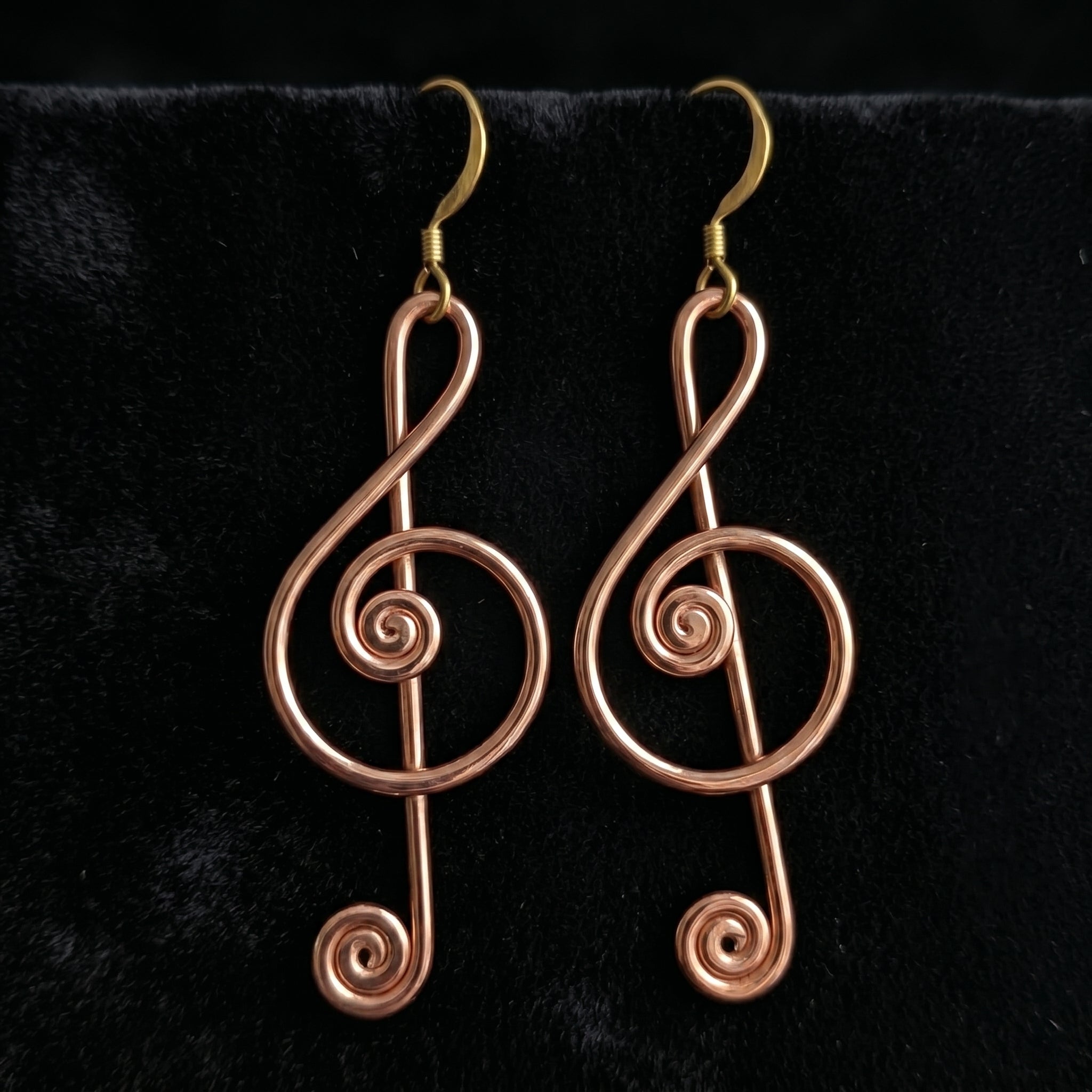 Bare Copper Earrings E14