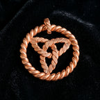 Triquetra Symbol Tensor Pendant – Sacred Geometry Design (144 / 188 Hz Inspired)