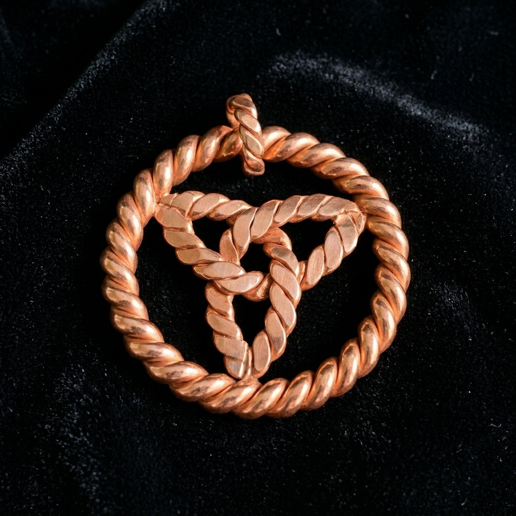 Triquetra Symbol Tensor Pendant – Sacred Geometry Design (144 / 188 Hz Inspired)