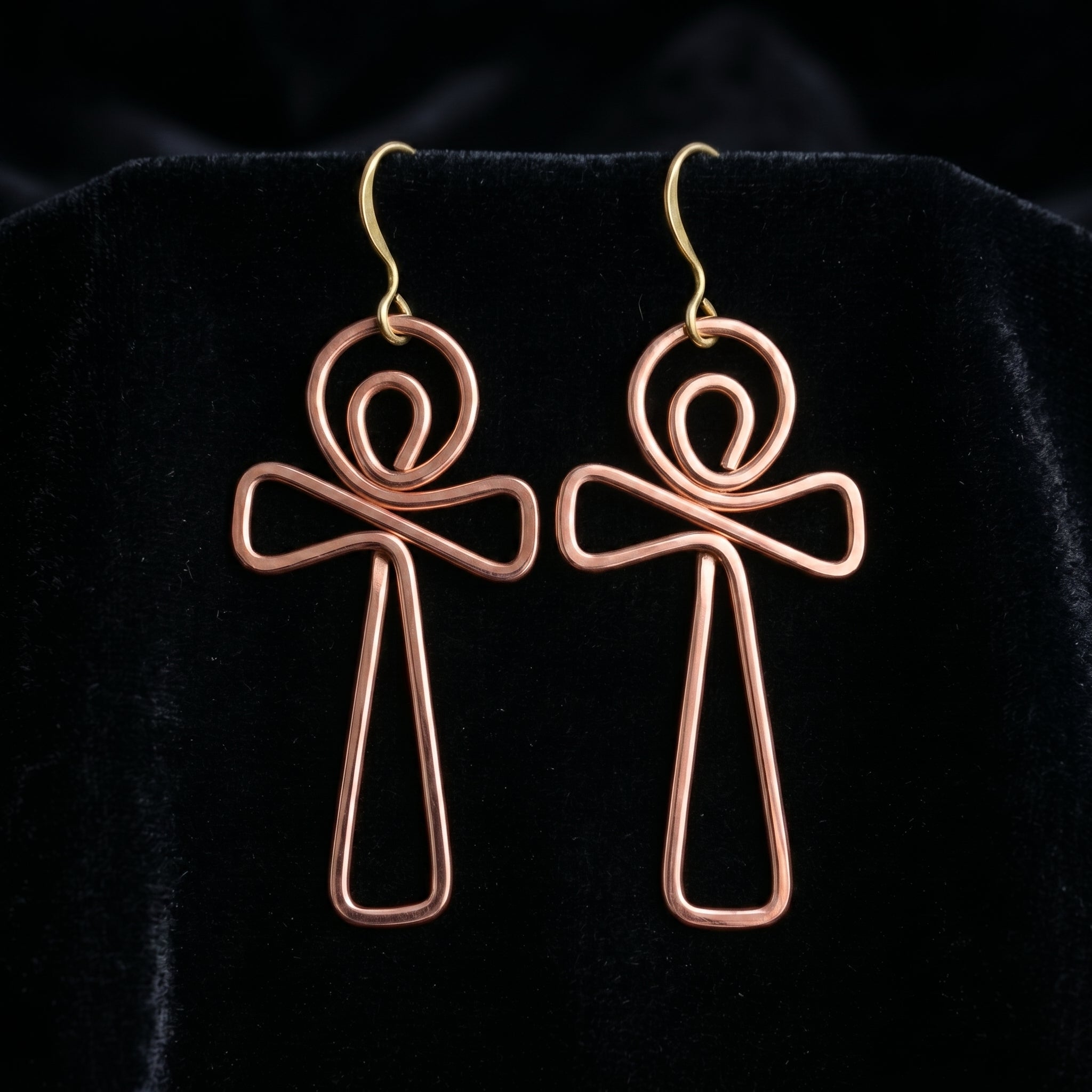 Bare Copper Earrings E11