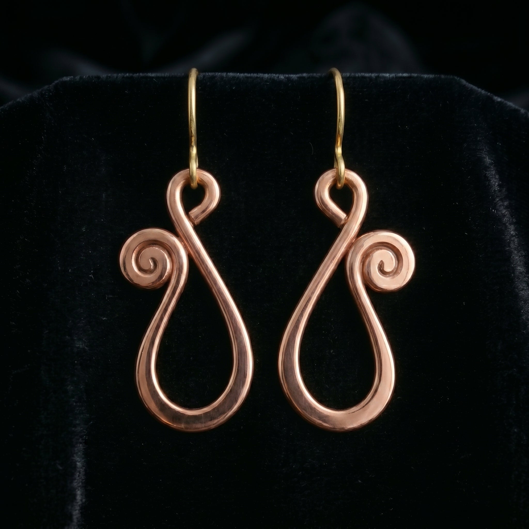 Bare Copper Earrings E8