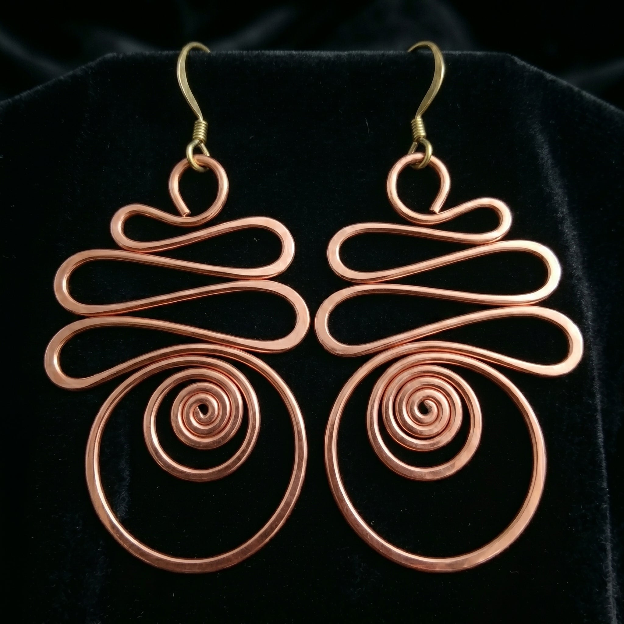 Bare Copper Earrings E12