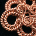Heddeka Mandala Pendant – Copper Tensor Ring