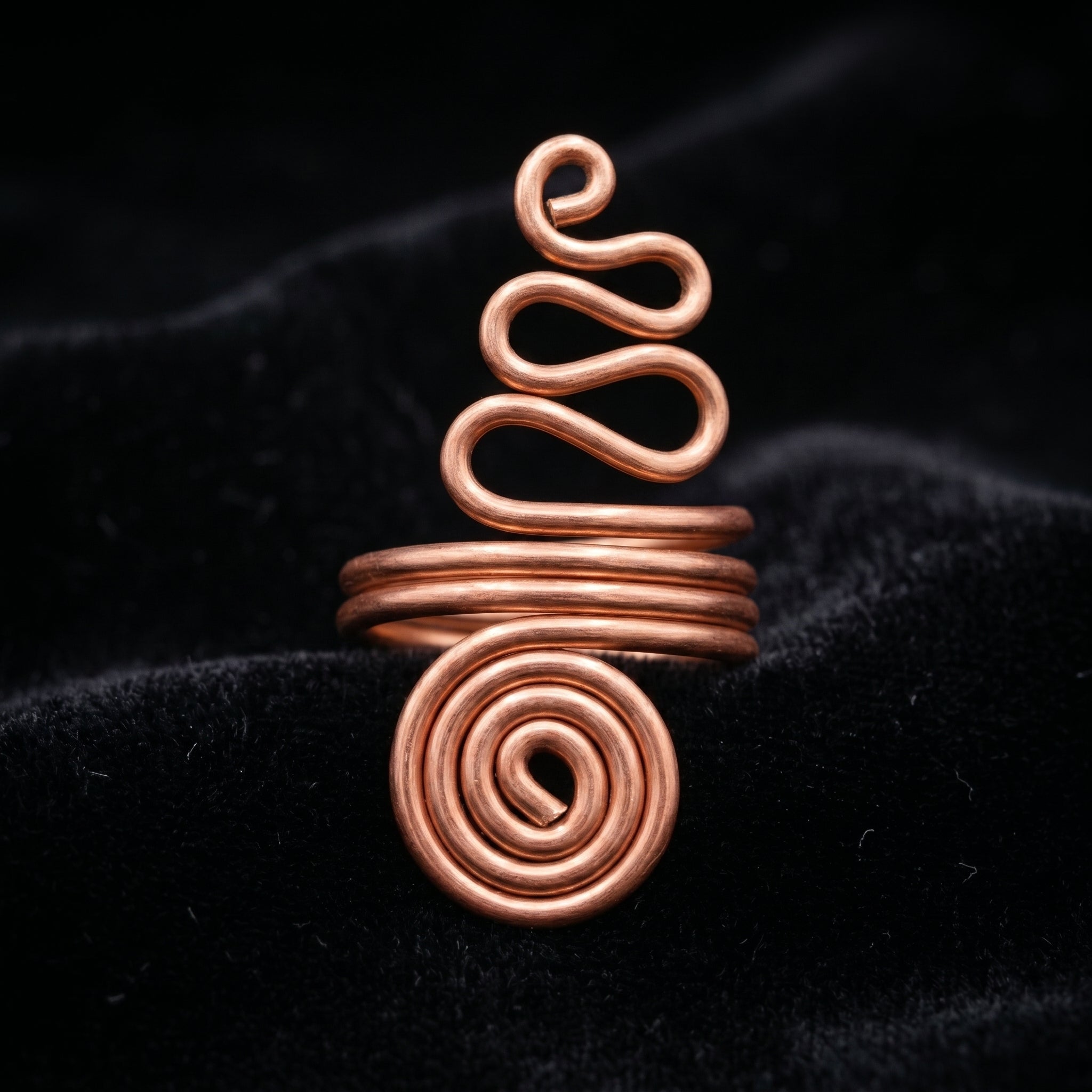 Handmade copper ring R13