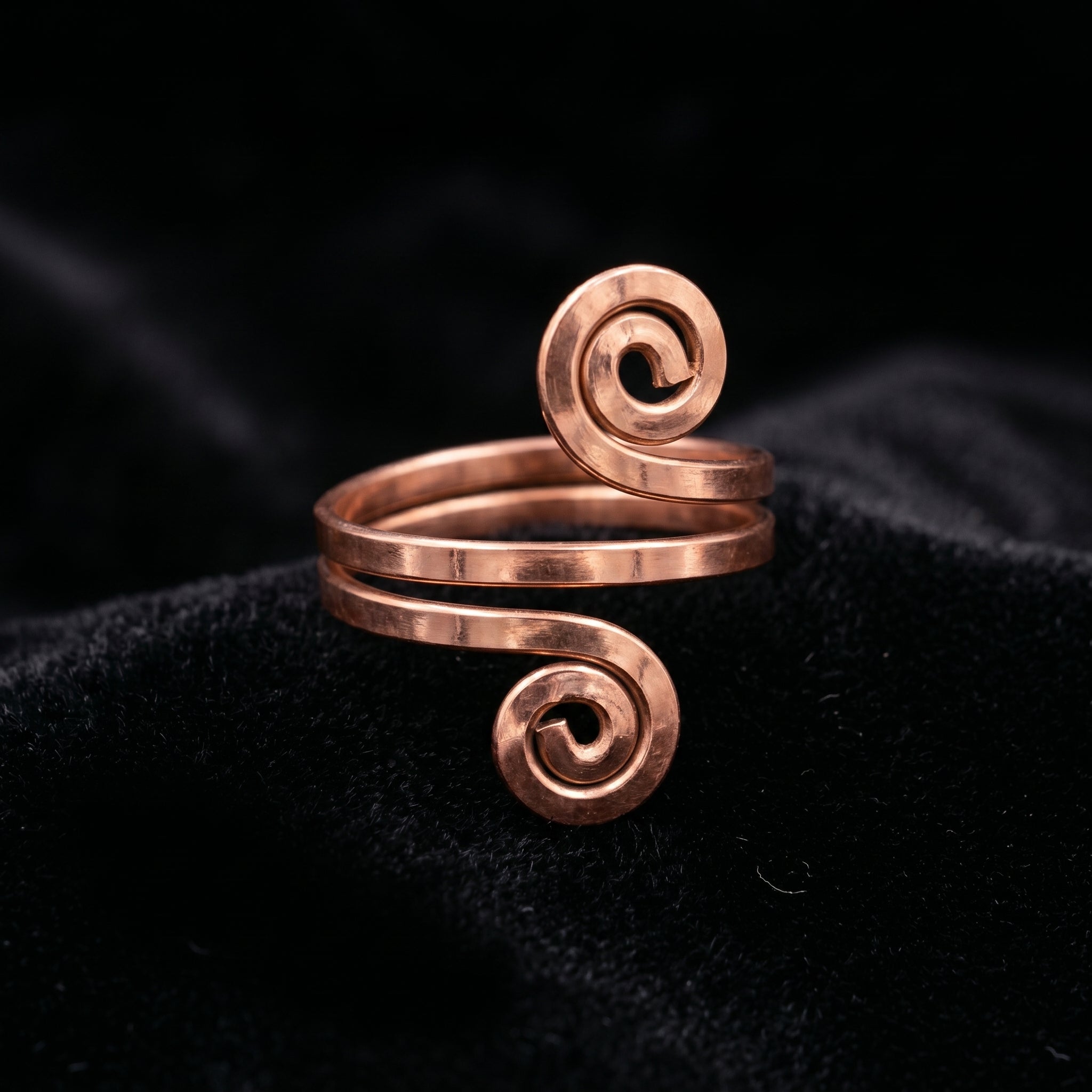 Handmade copper ring R14