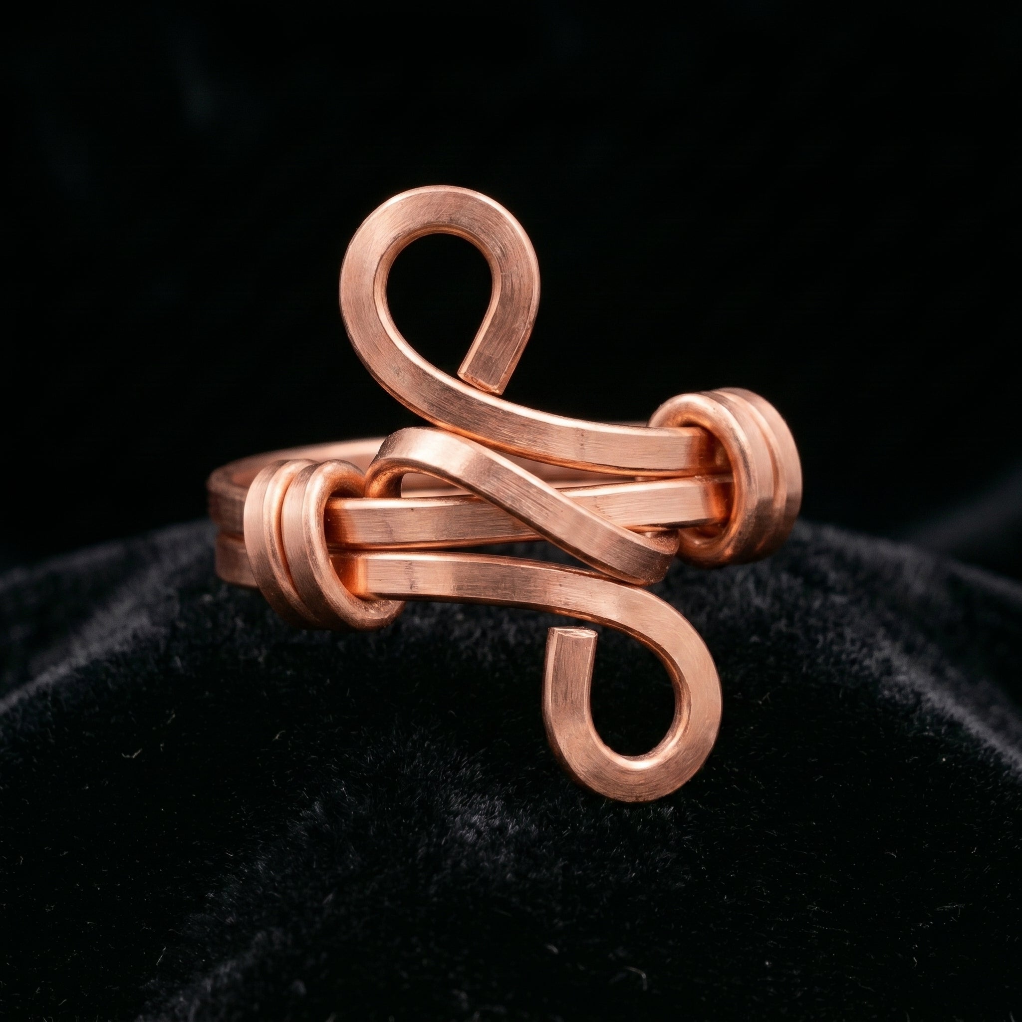 Handmade copper ring R16