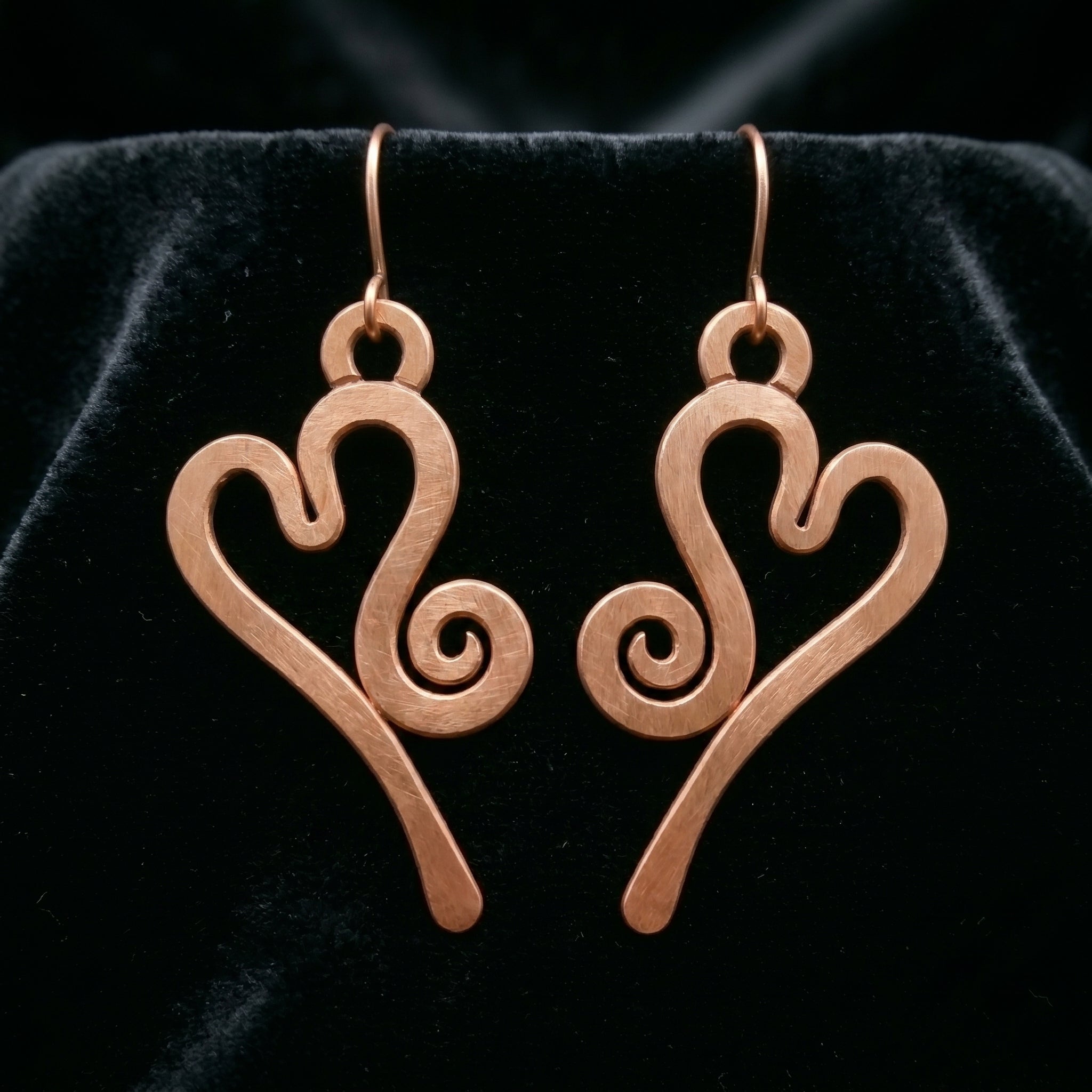 Bare Copper Earrings E26