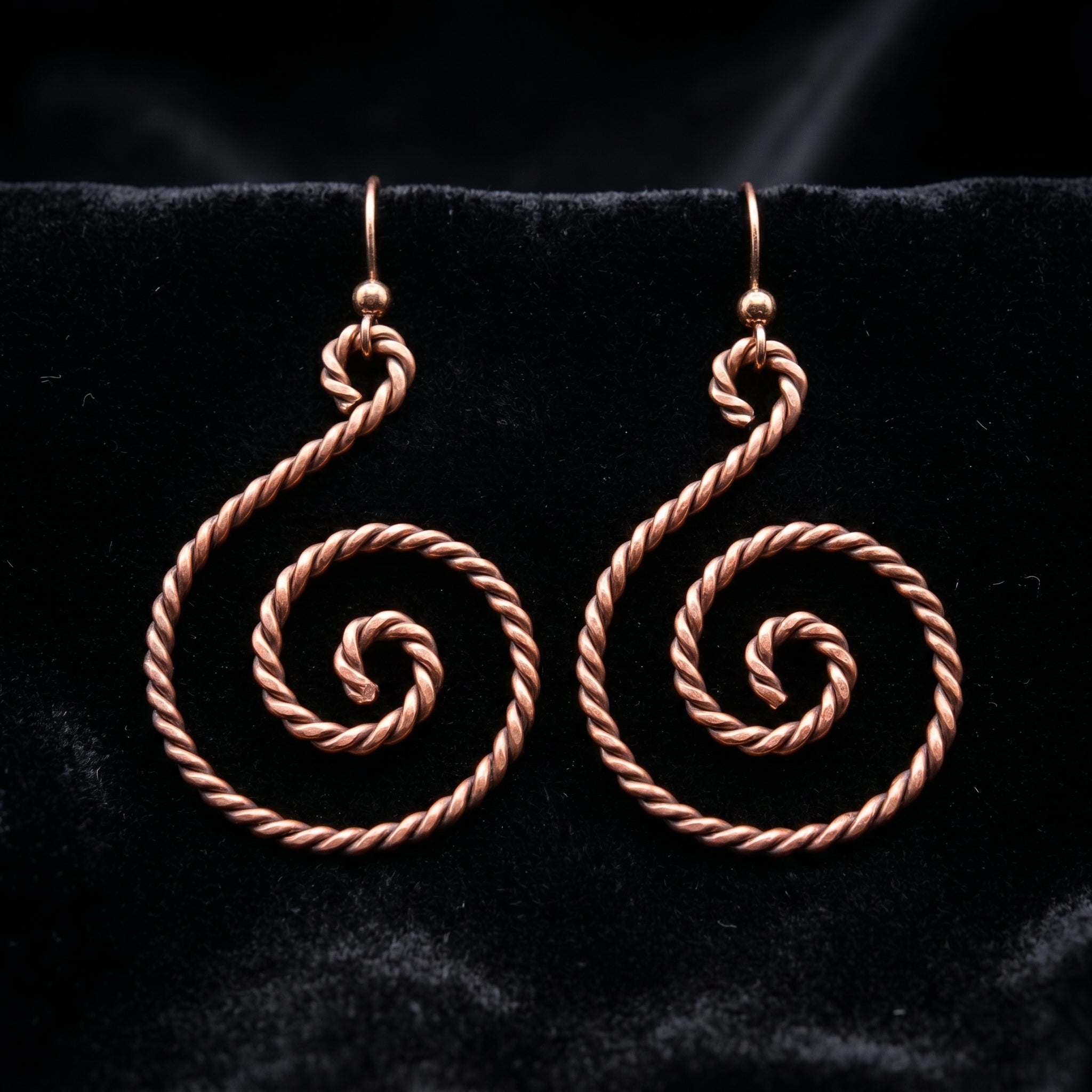 Bare Copper Earrings E8