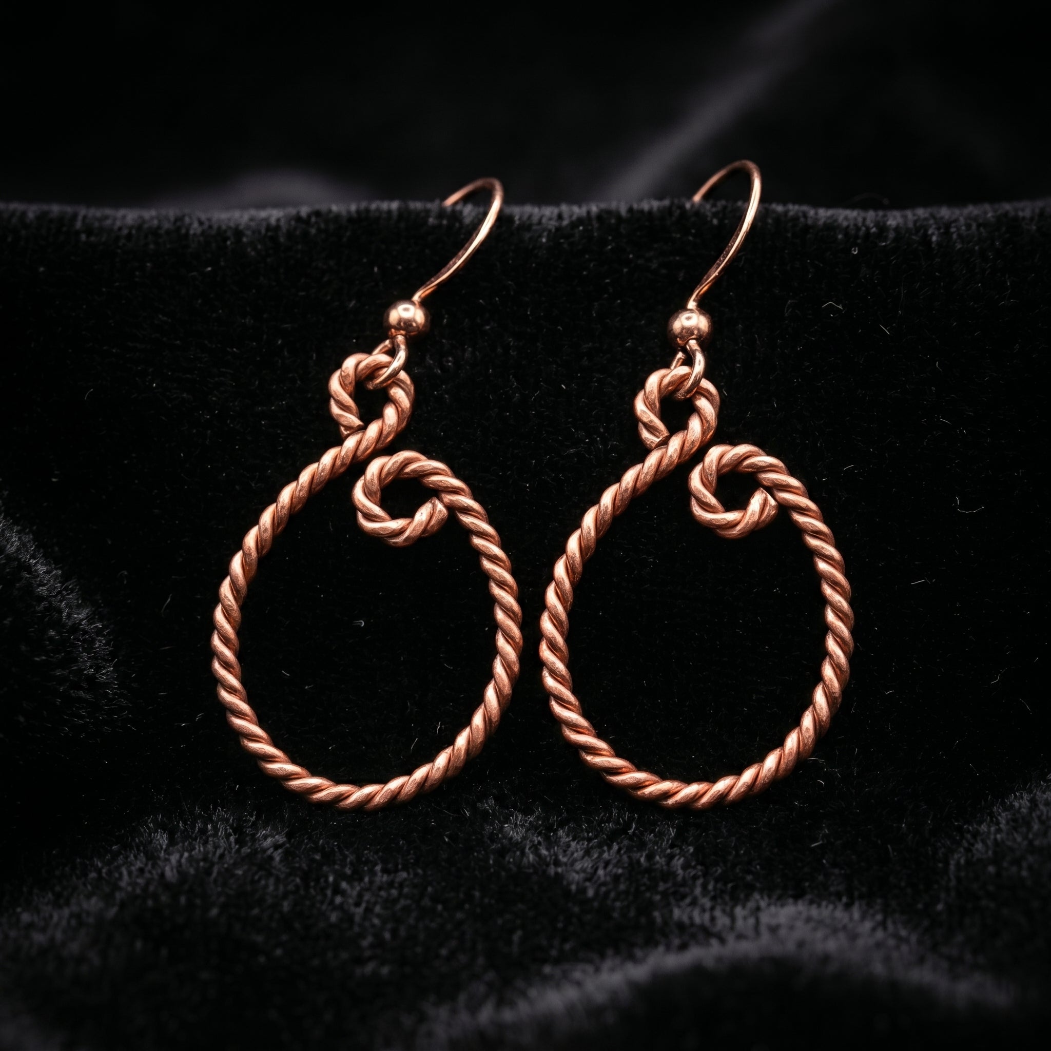 Bare Copper Earrings E9