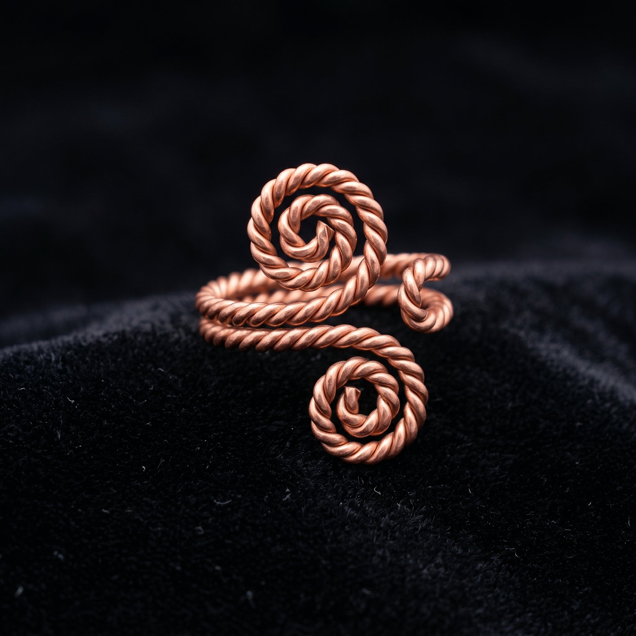 Handmade copper ring R6
