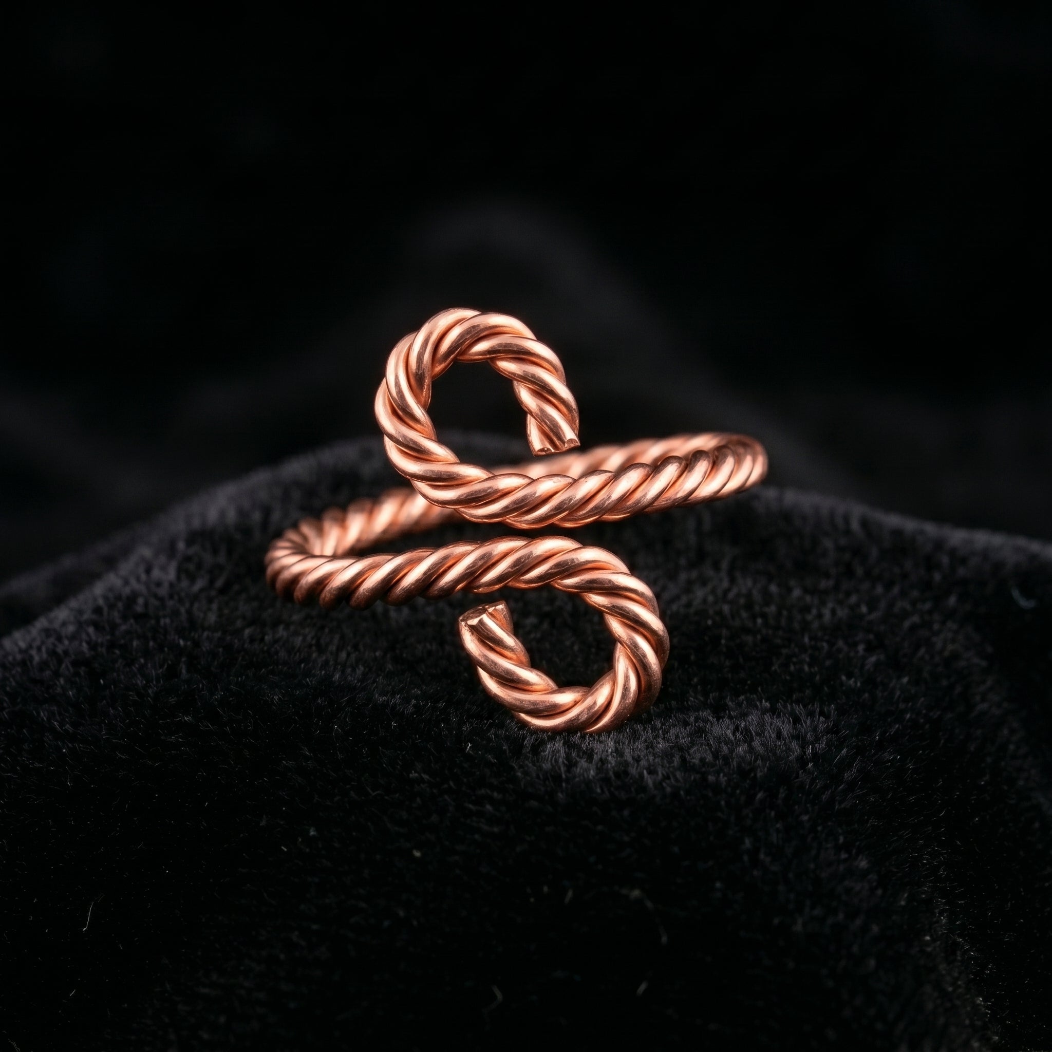 Handmade copper ring R17