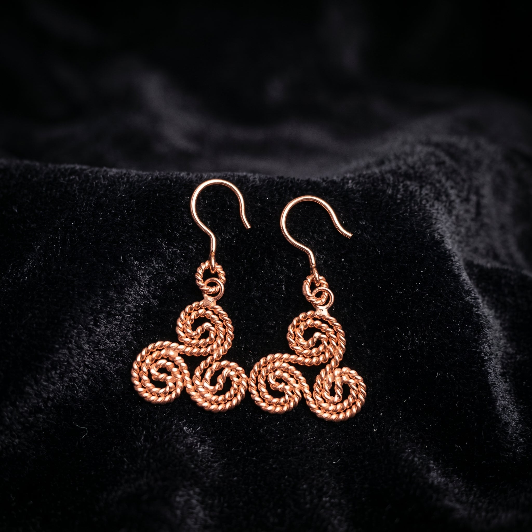Bare Copper Earrings E6
