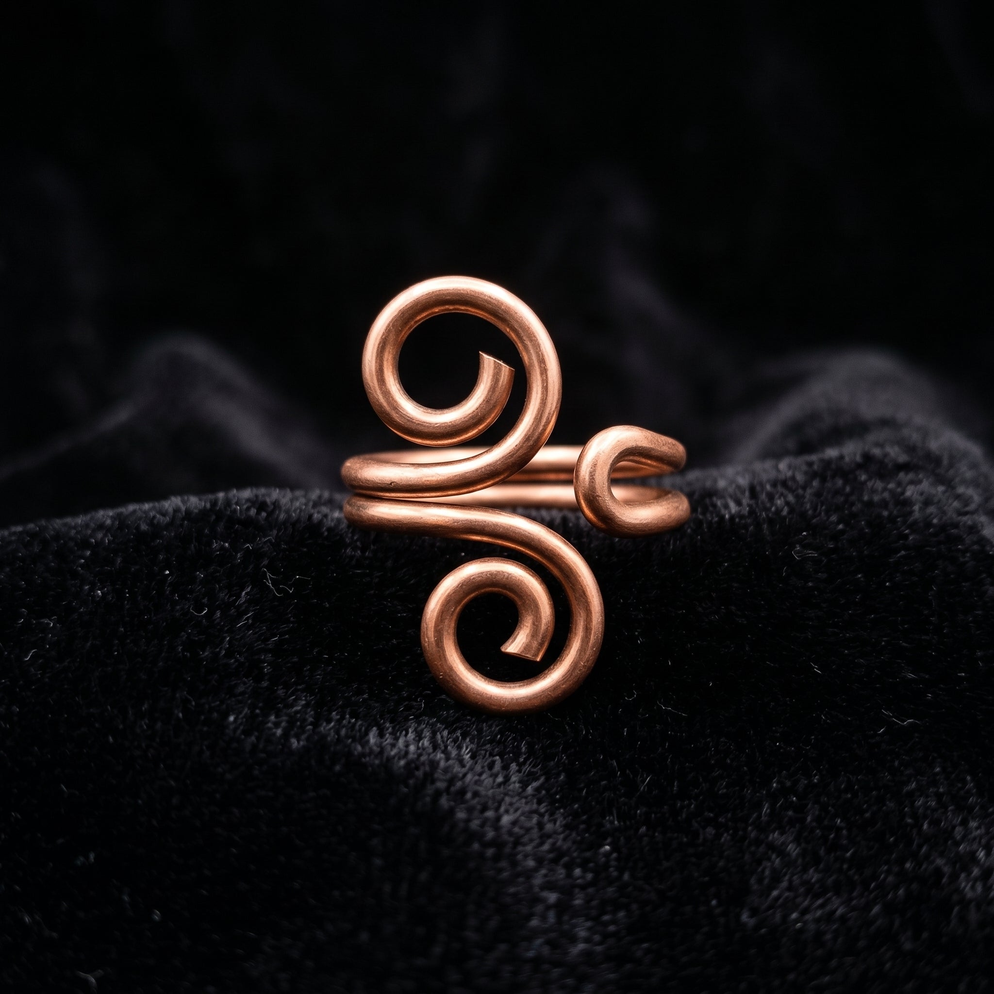 Handmade copper ring R7