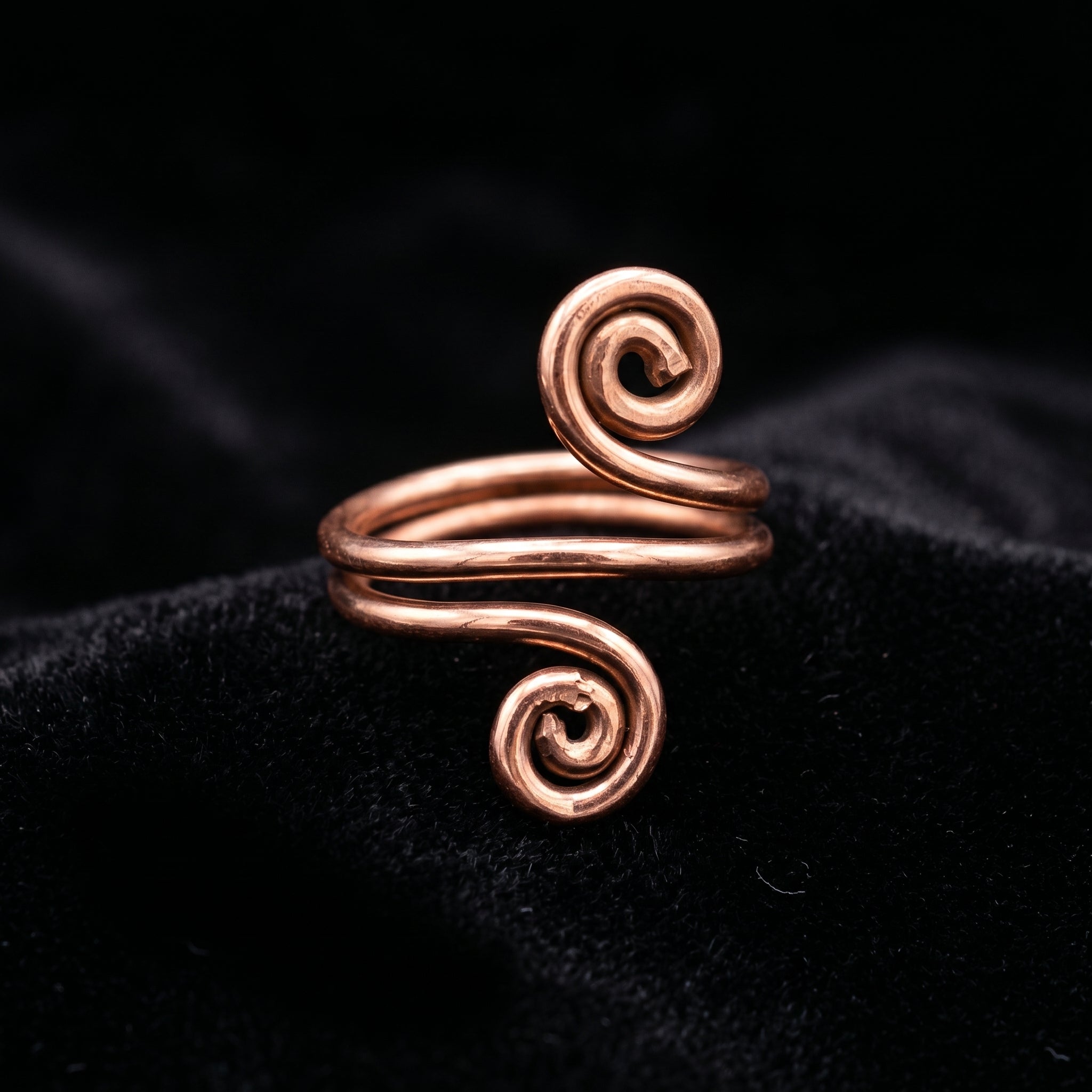 Handmade copper ring R18