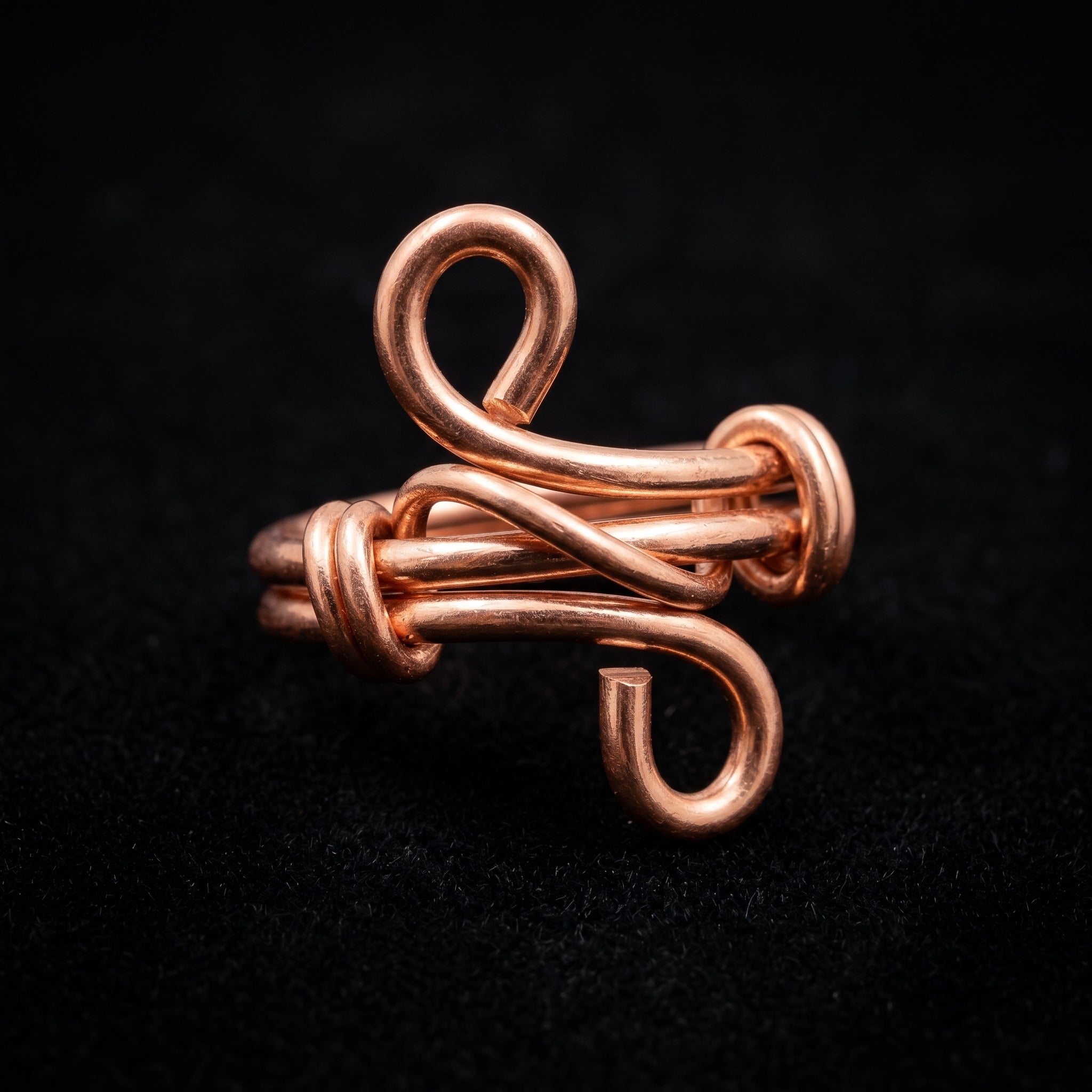 Handmade copper ring R19