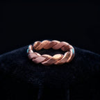Couple’s Open Copper Ring Set