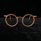 Handmade Copper Tensor Glasses – Sacred Geometry Design (144 Hz, 177 Hz) G2