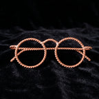 Handmade Copper Tensor Glasses – Sacred Geometry Design (144 Hz, 177 Hz) G2