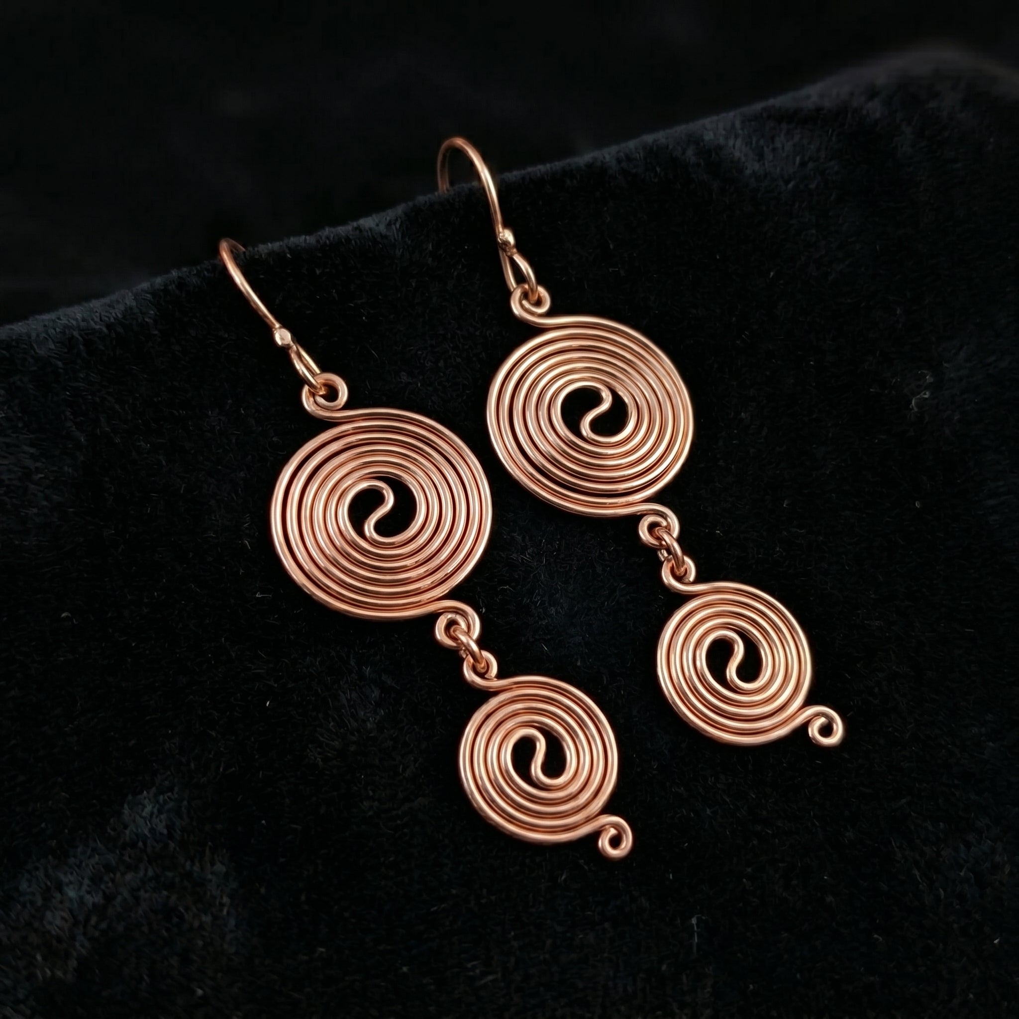 Bare Copper Earrings E35