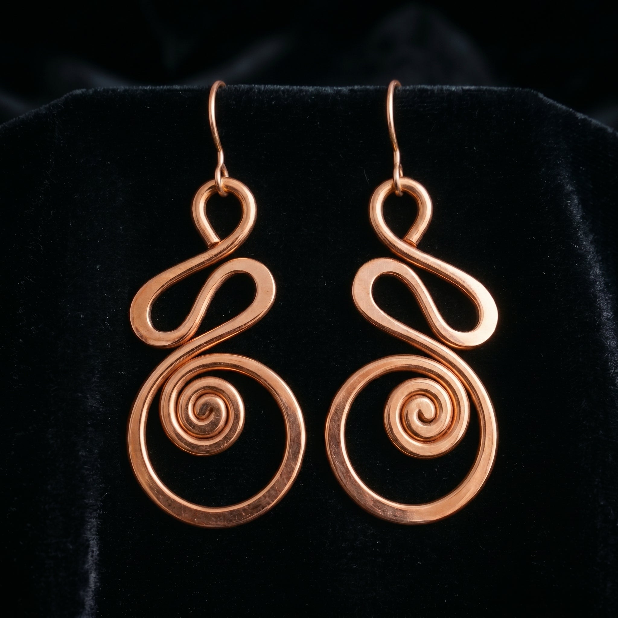 Bare Copper Earrings E9