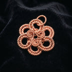 Heddeka Mandala Pendant – Copper Tensor Ring