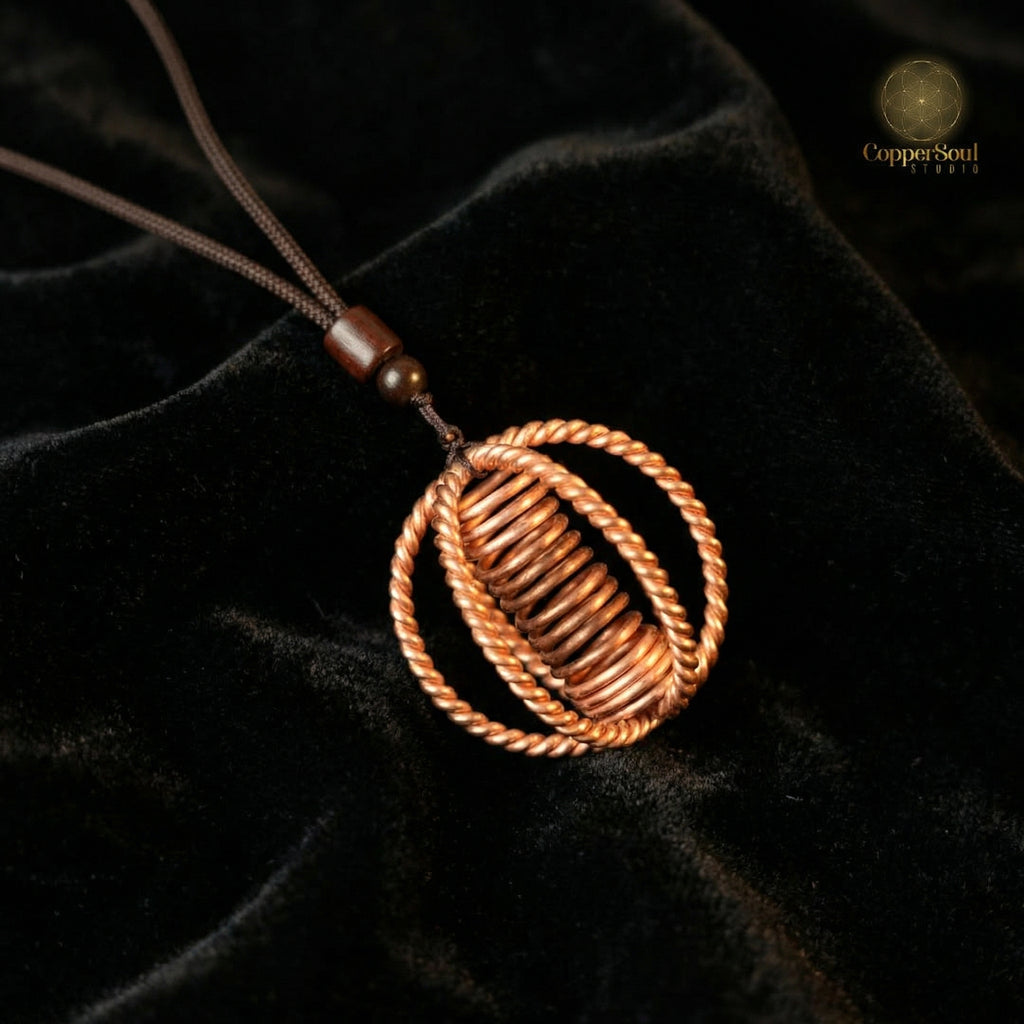 Tensor Harmonizer Pendant V5 – Artistic Design & Sacred Geometry Style