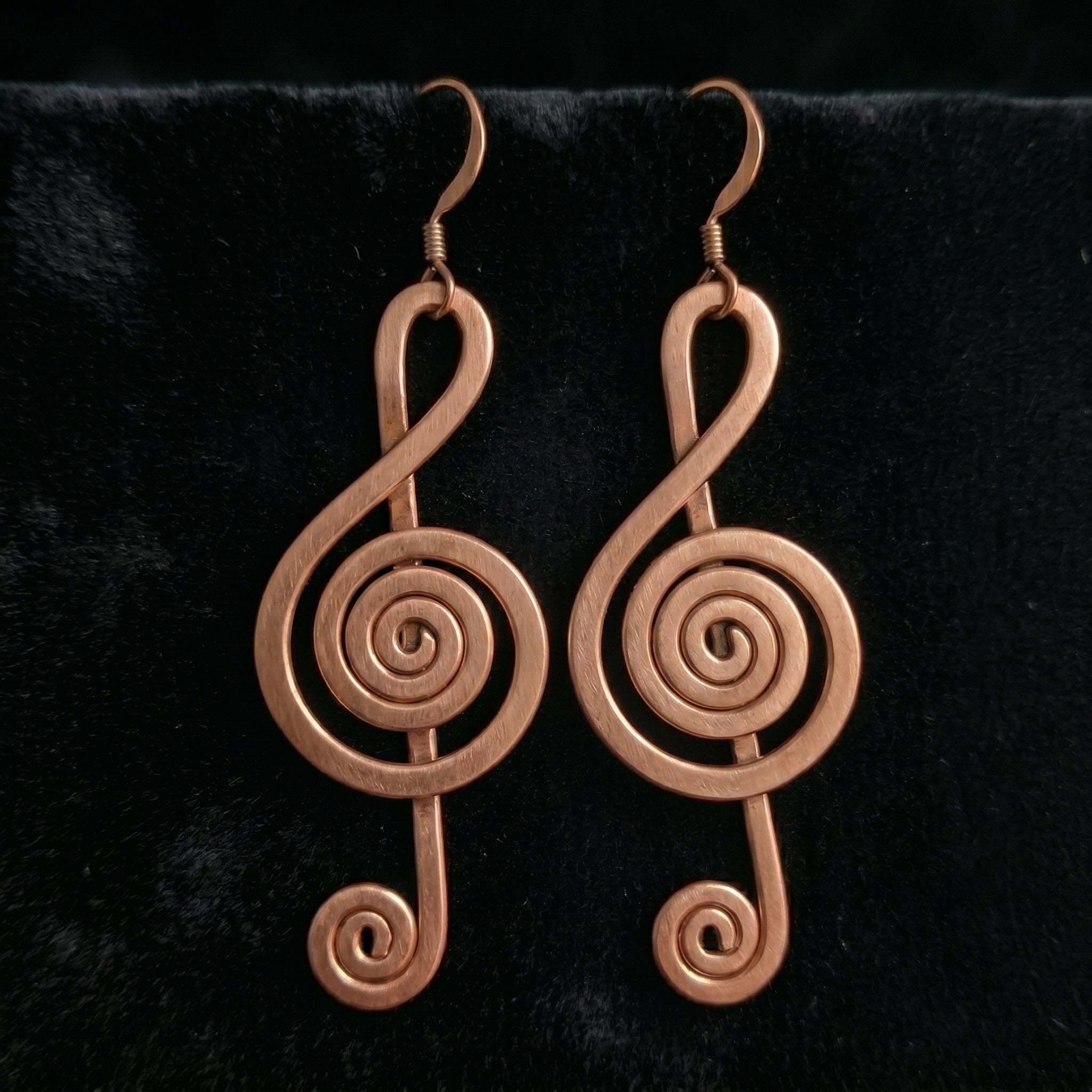 Bare Copper Earrings E15