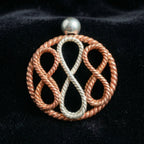Tensor Infinity Pendant – Sacred Geometry Design (144 / 188 / 432 Hz Inspired)