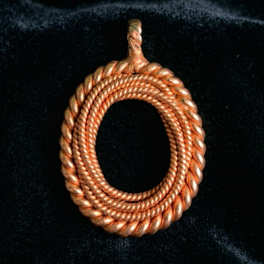 Oval Torus Pendant – Sacred Geometry Design (144 / 188 Hz Inspired)