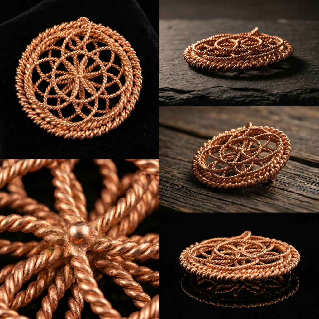 Tensor Copper Pendant V1