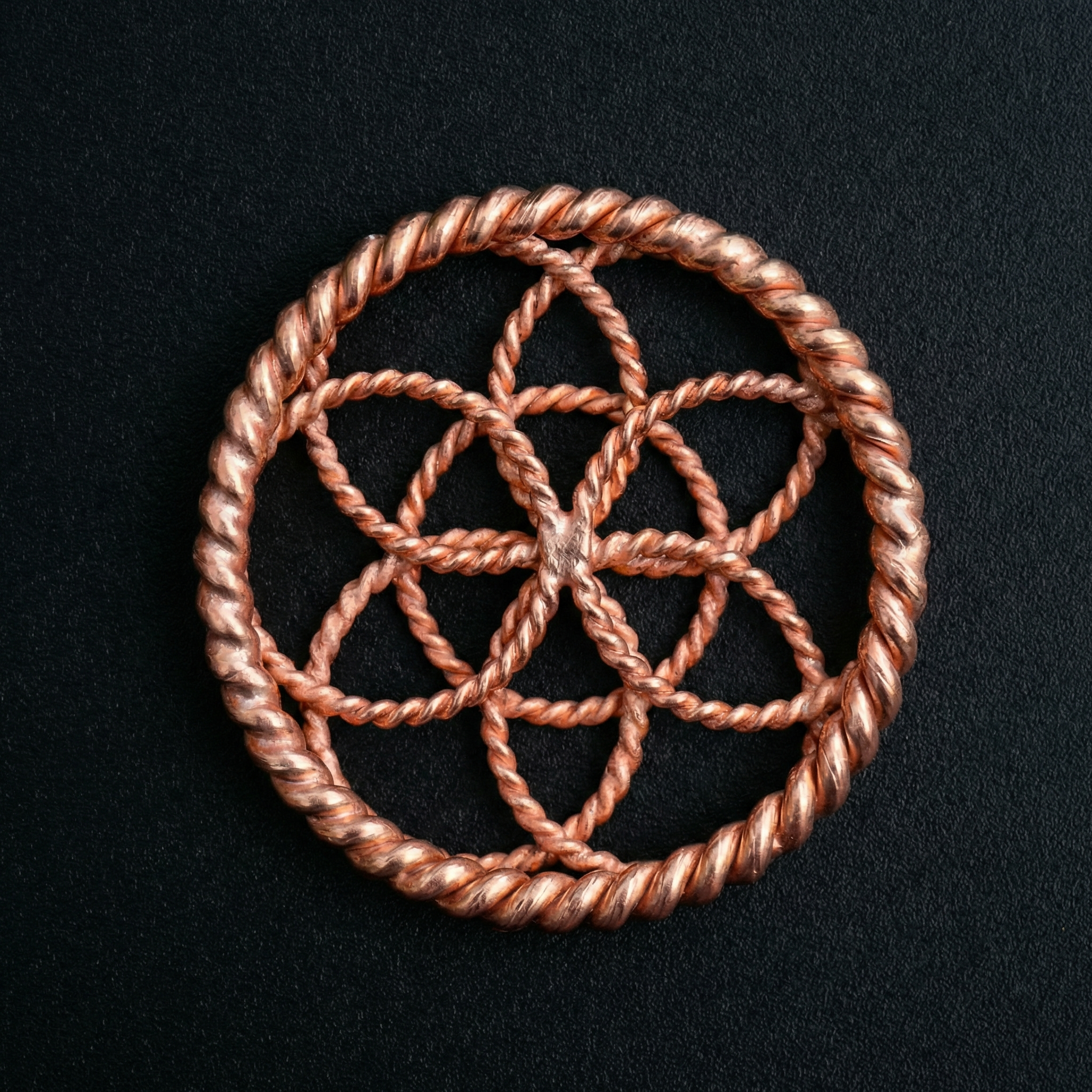 Mini Flower of Life Pendant – 6-Petal Design | 144 MHz Tensor Frequency