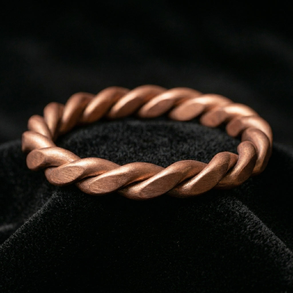 Pure Copper Braided Tensor Bracelet – Handmade Design