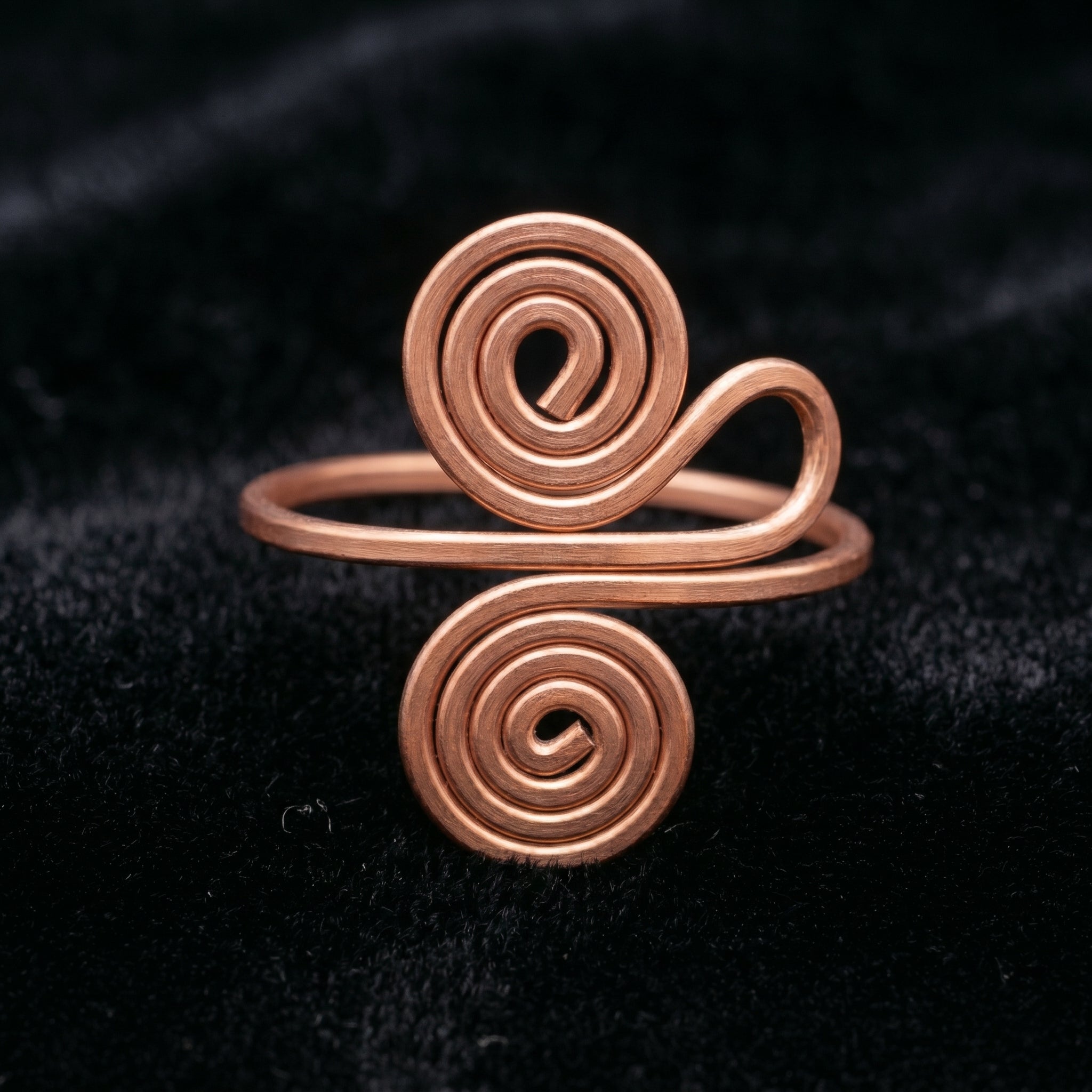 Handmade copper ring R8
