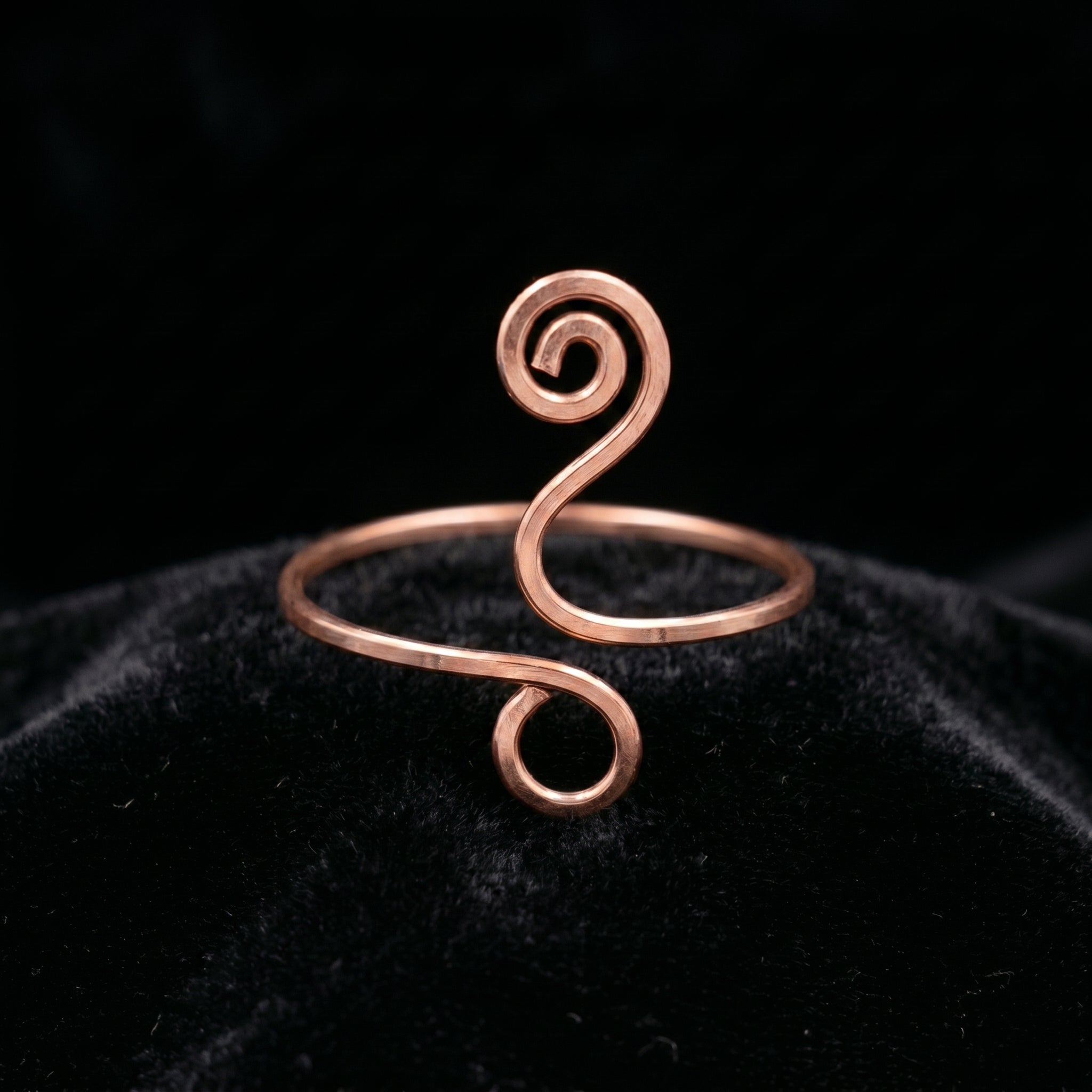 Handmade copper ring R9