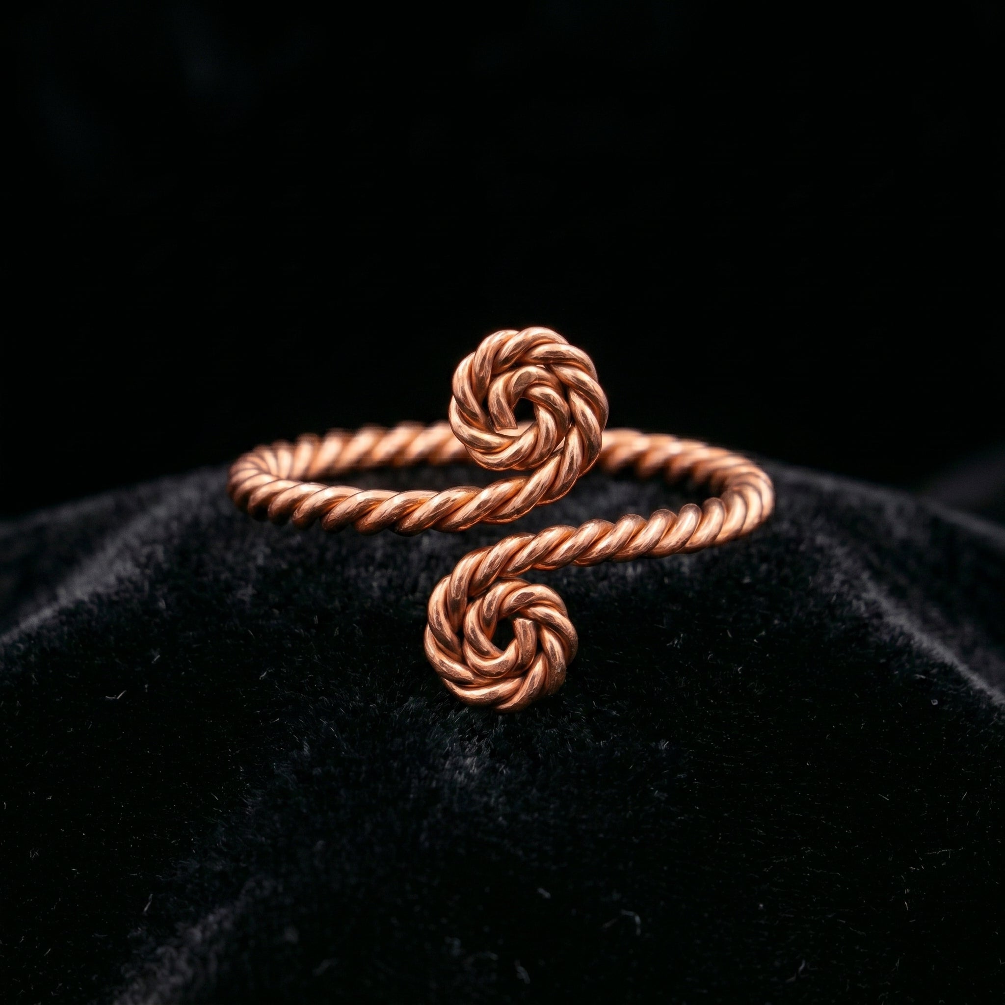 Handmade copper ring R11