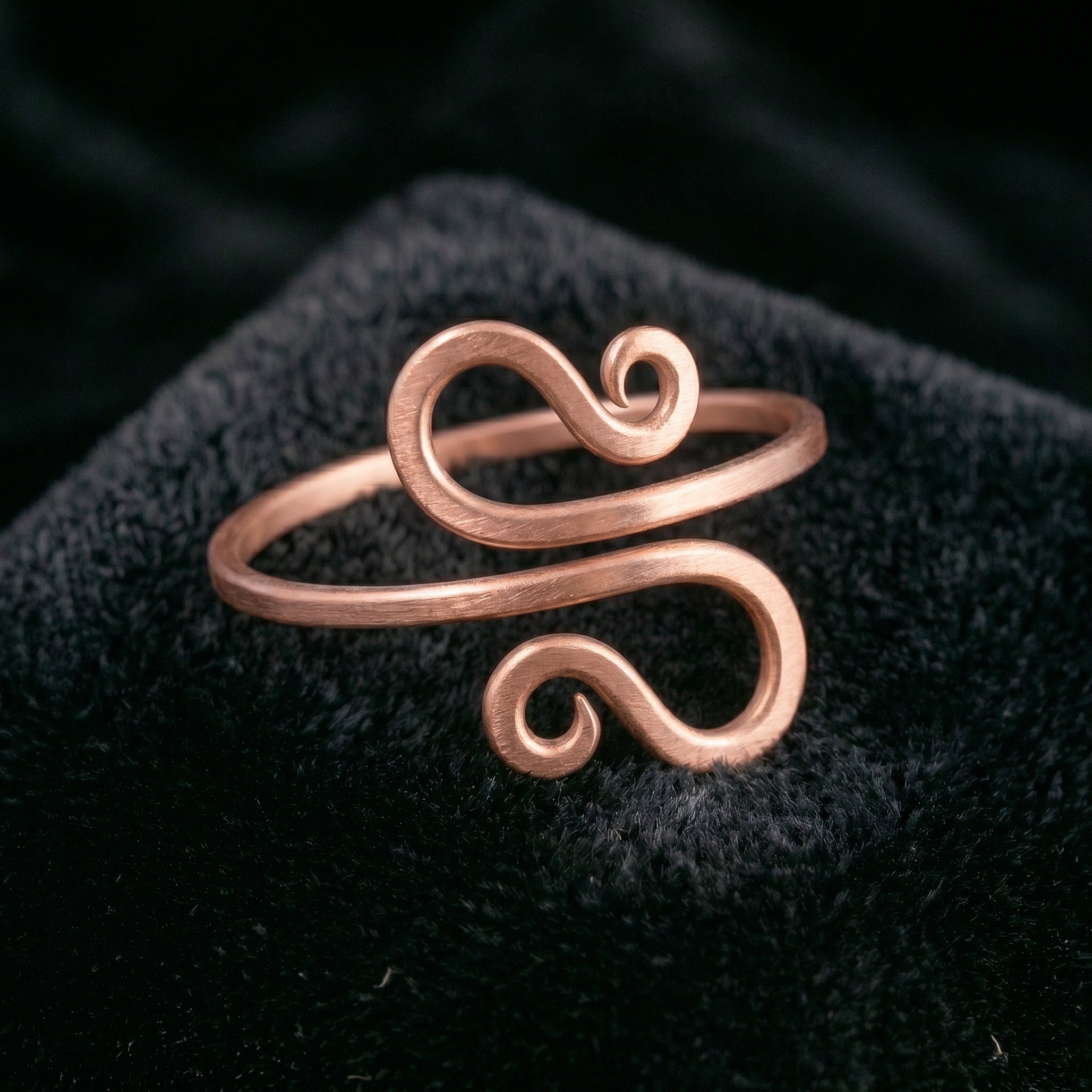Handmade copper ring R22