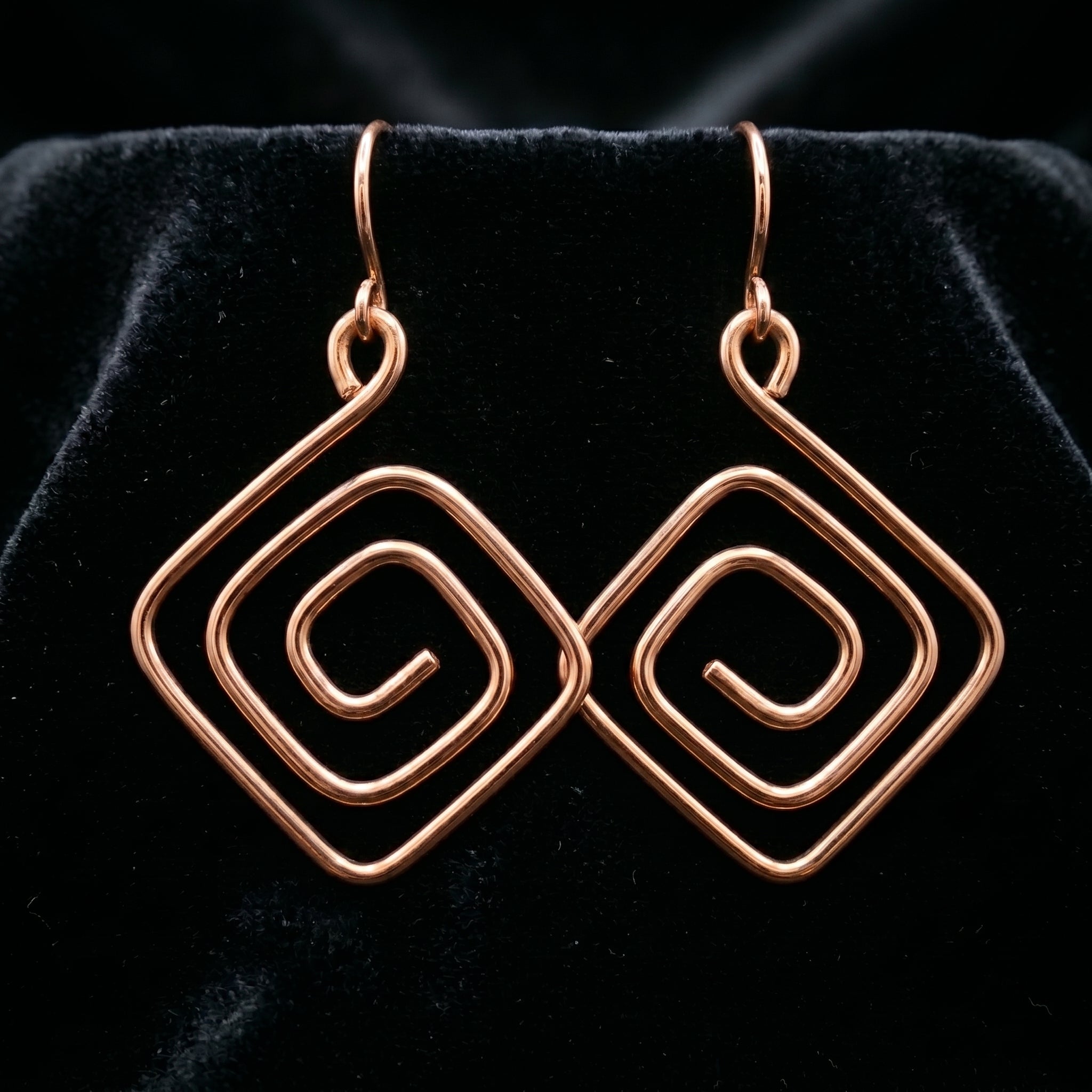 Bare Copper Earrings E18