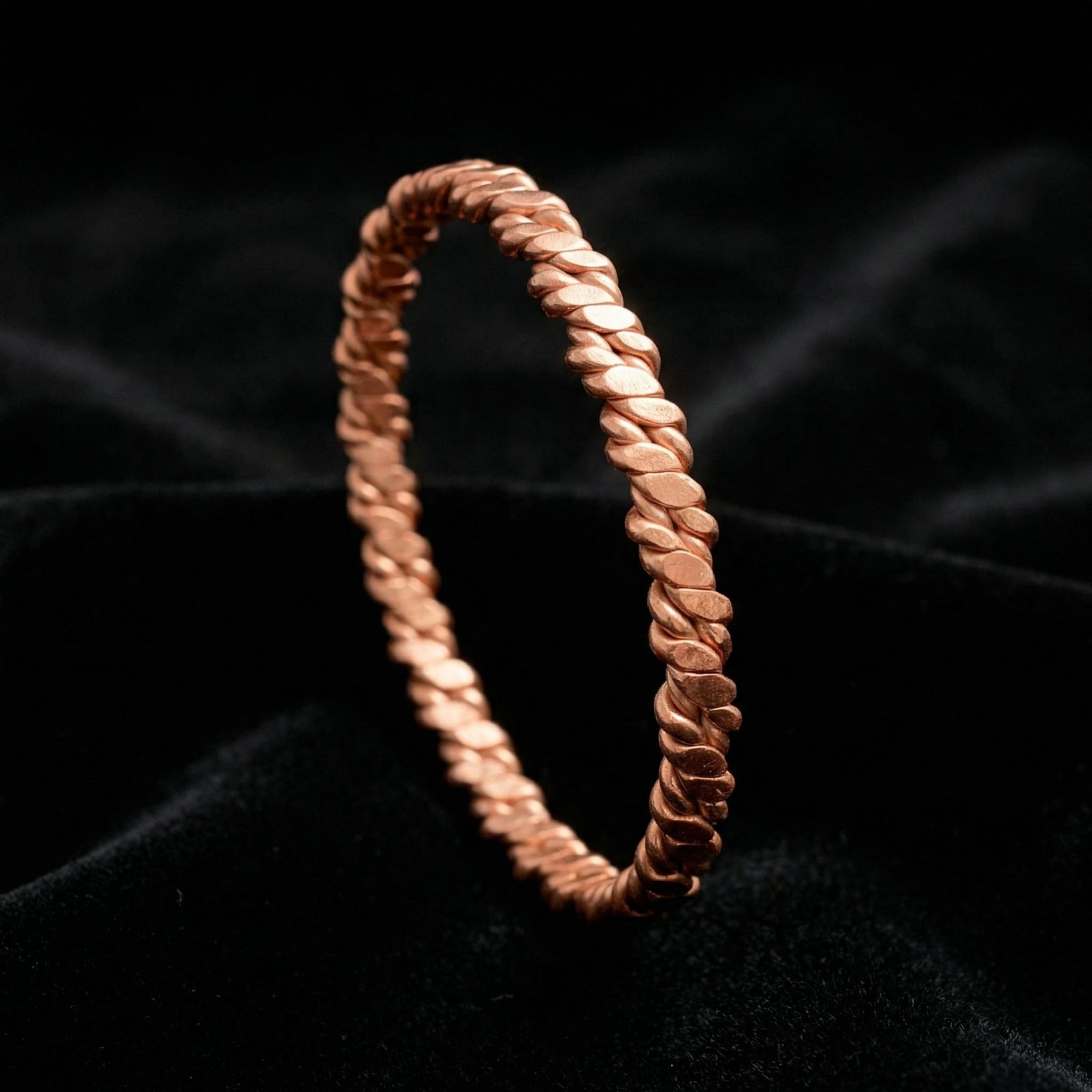 Empowerment Cubit Tensor Bracelet – Flat 4-Twist Design (432 Hz Inspired)