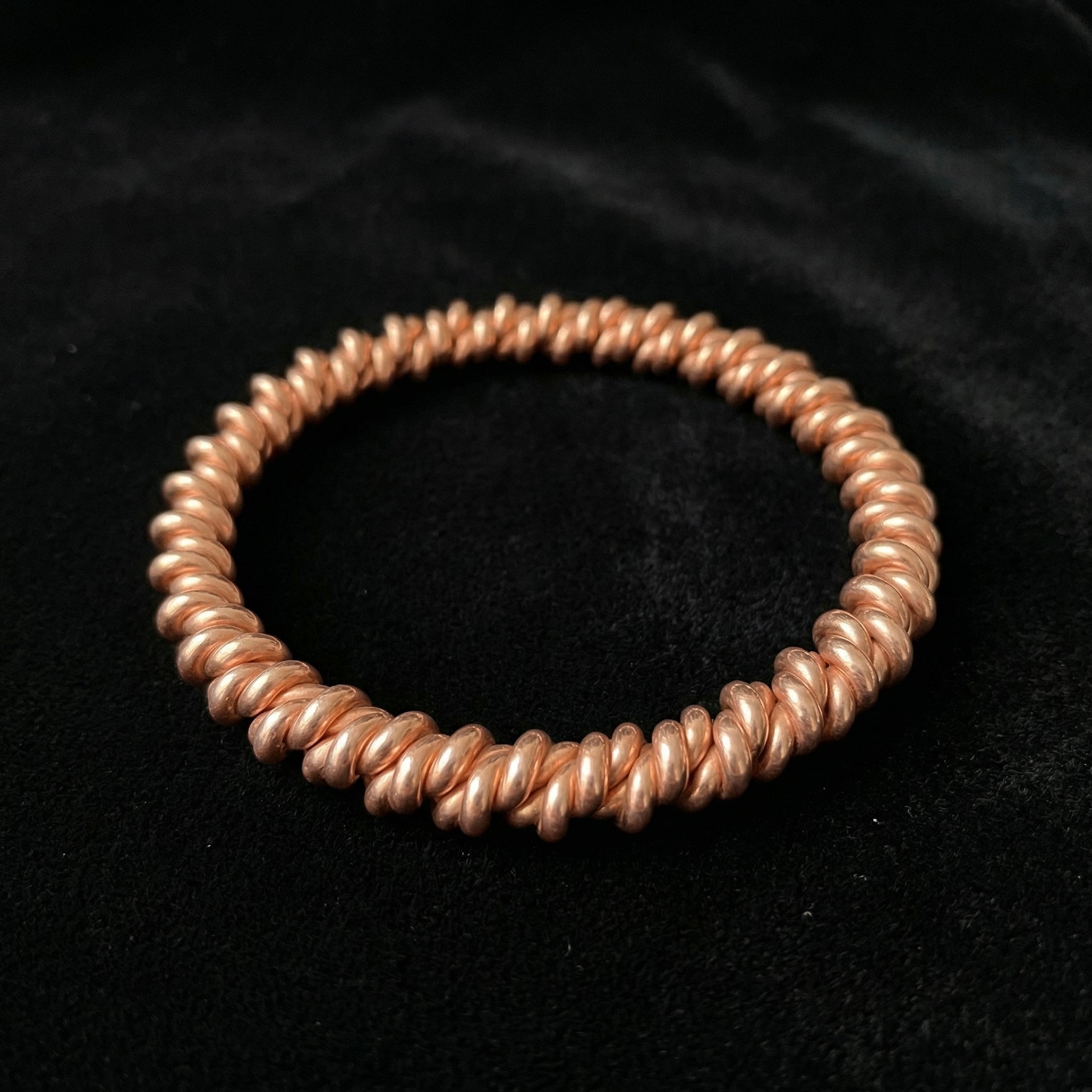 Double Helix Tensor Bracelet – Handmade Copper Design