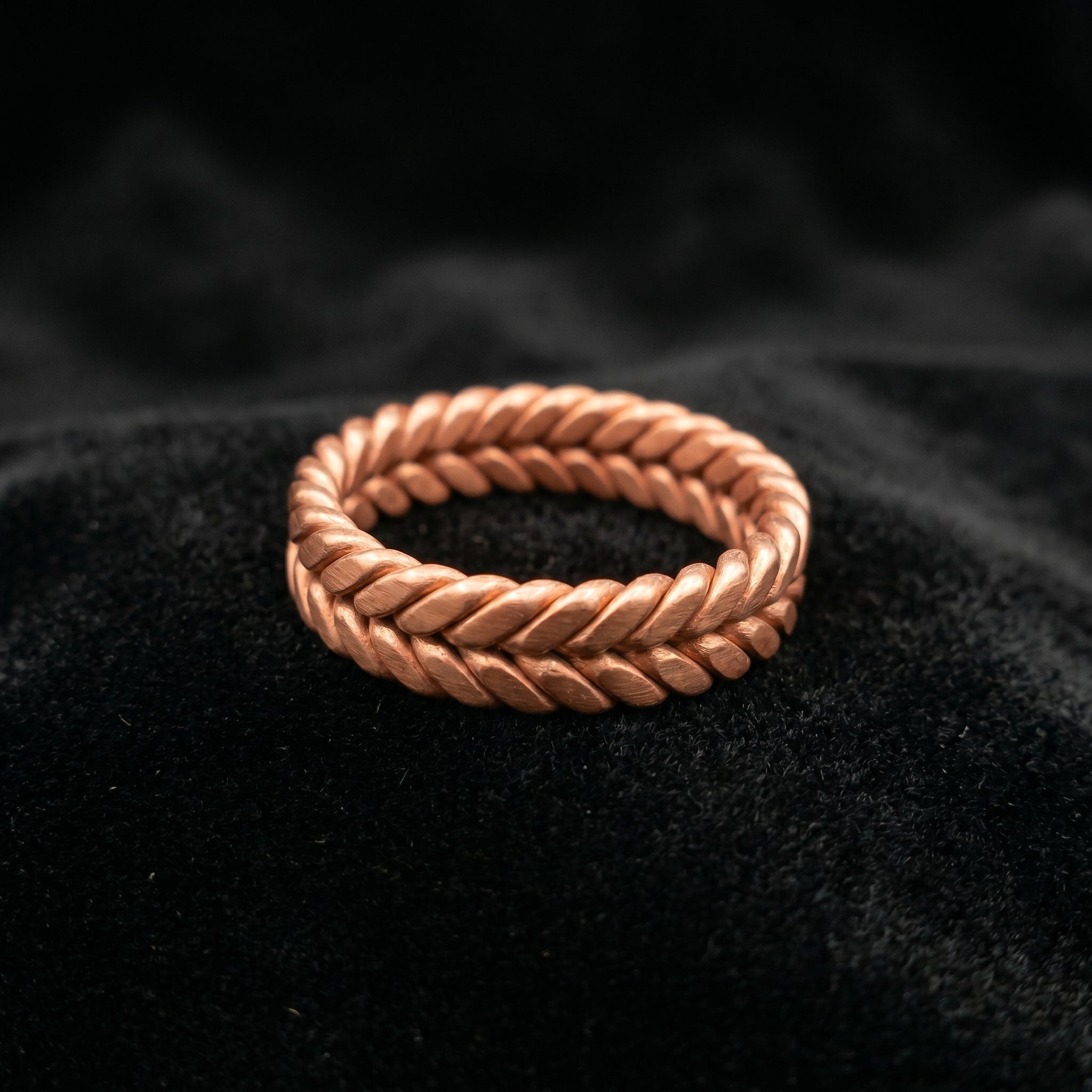 Handmade copper ring R1