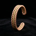 Triple Coil Copper Bracelet – Handmade Design (188 / 432 Hz Inspired)