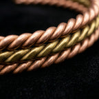Triple Coil Copper Bracelet – Handmade Design (188 / 432 Hz Inspired)