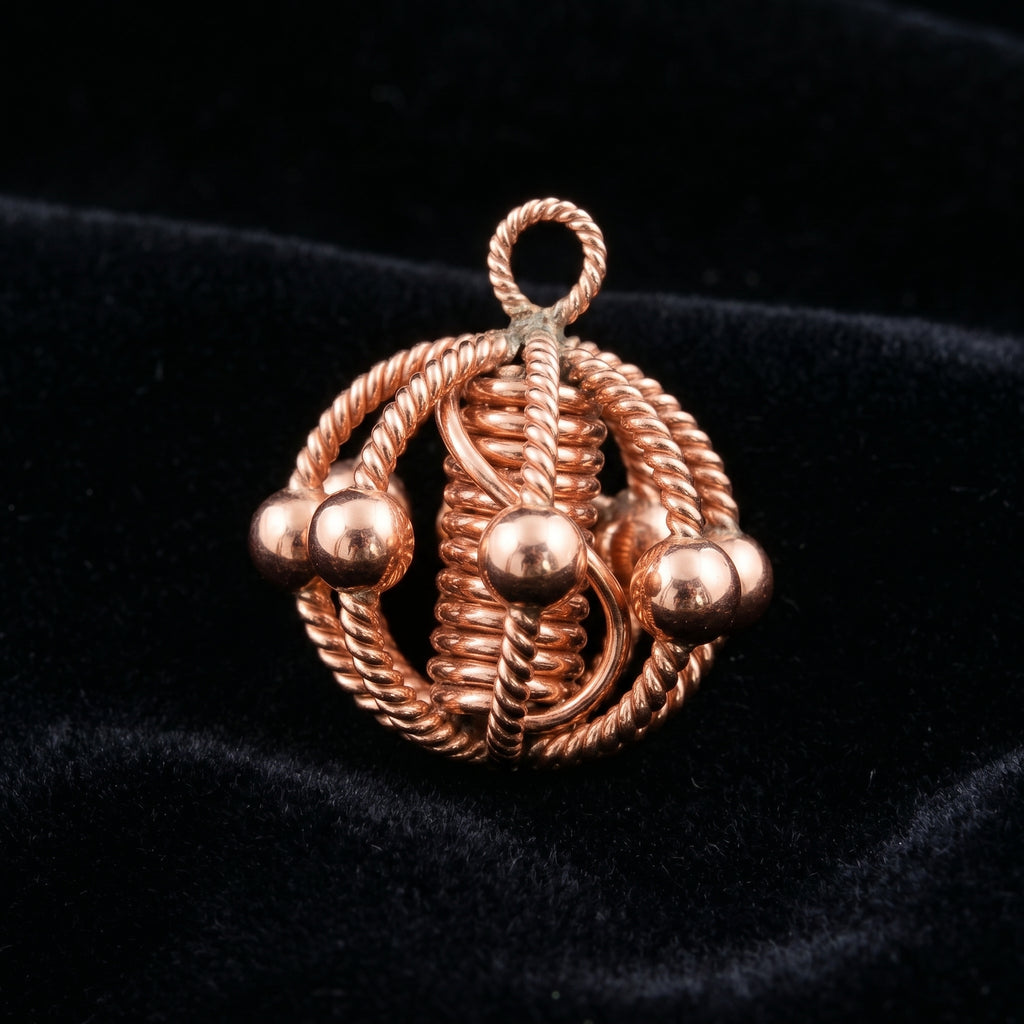 Tensor Harmonizer Pendant 2 – Copper Handwired Series (144 MHZ)