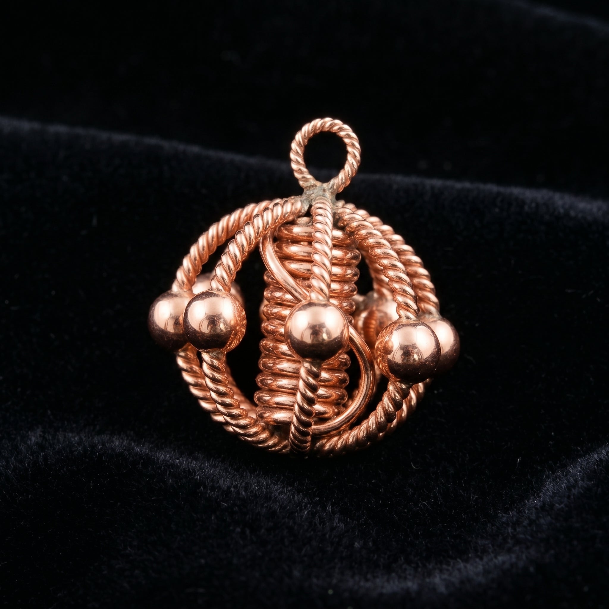 Tensor Harmonizer Pendant 2 – Copper Handwired Series (144 MHZ)