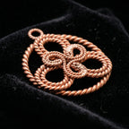 Sacred Triskelion Pendant – Sacred Geometry Design (144 Hz Inspired)