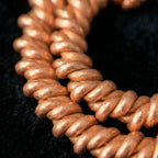 Copper Tensor Ring – Double Spiral Design (144 / 188 / 432 Hz Inspired)