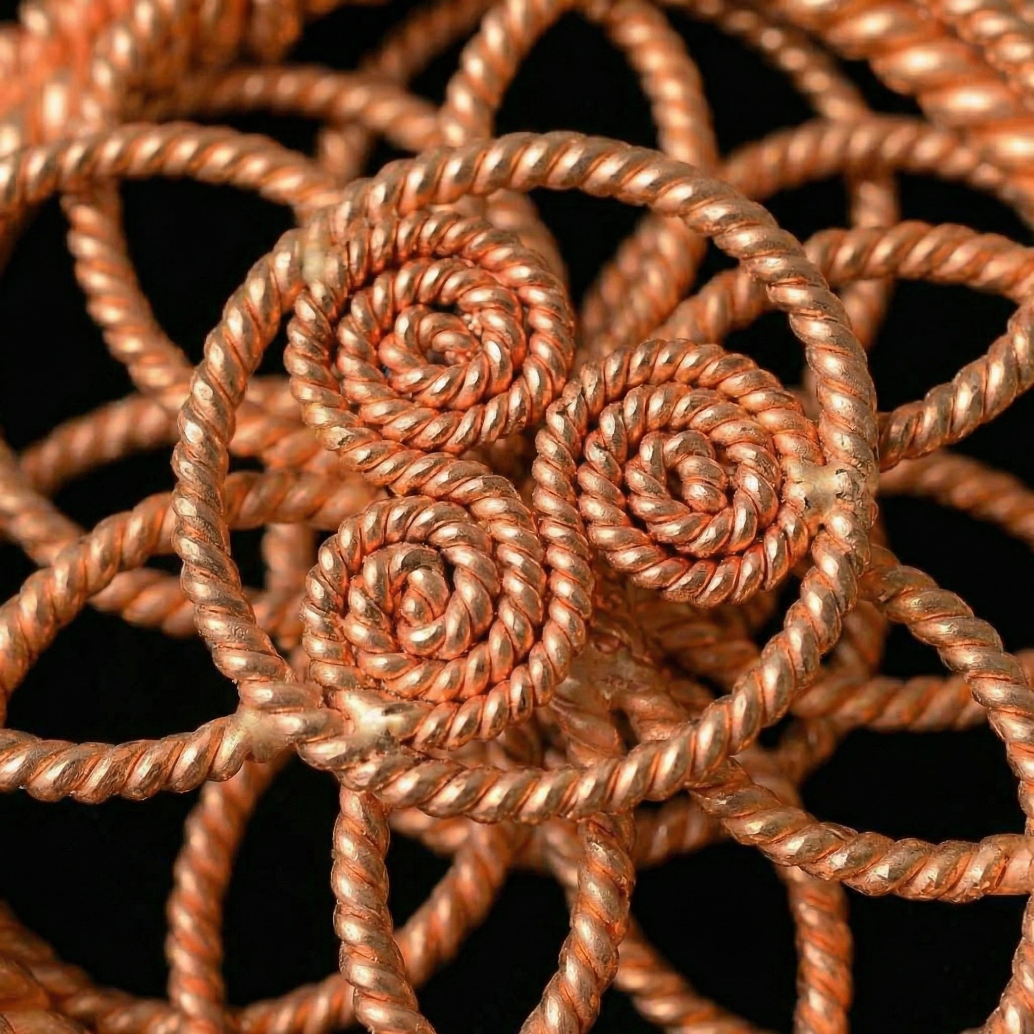 Harmonic Flower Pendant Spiritual Copper Tool V3