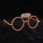 Handmade Copper Tensor Glasses – Amethyst Point Edition (144 Hz, 177 Hz)